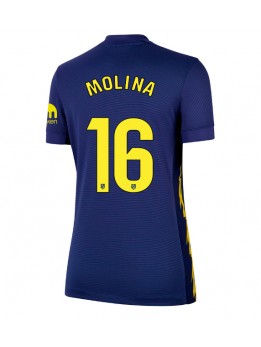 Billige Atletico Madrid Nahuel Molina #16 Bortedrakt Dame 2025-26 Kortermet